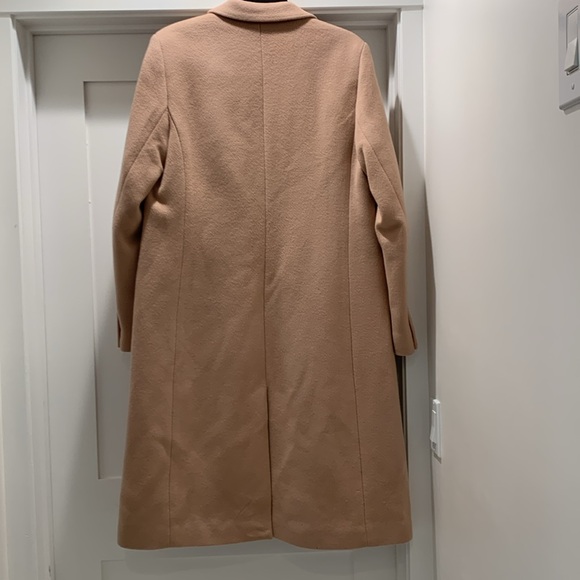 Aritzia Babaton Virgin Wool & Cashmere dusty pink long coat, size Large. - Picture 7 of 10